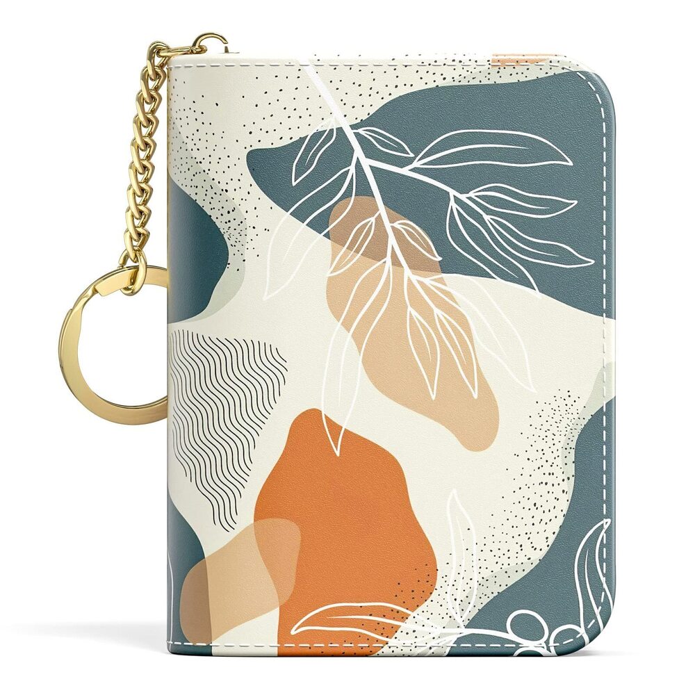 4946 Credit Card Holder, Small RFID Wallet Slim Leather Card Organizer Case